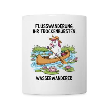 Excursion en canoë Licorne - Mug blanc - blanc - Devant