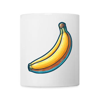 Energetisierende Banane im Kunststil - Tasse - Weiß - Vorne