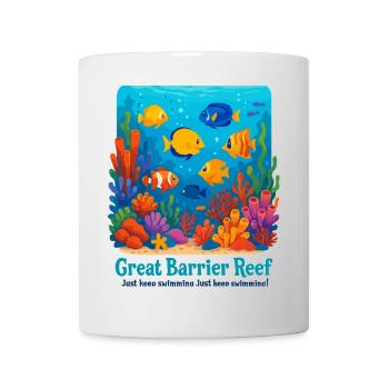 Great Barrier Reef - Tasse - Weiß - Vorne