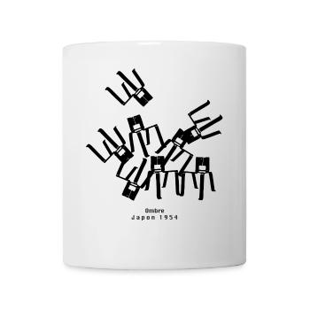 Stühle im Herbst - Hommage an C.P. - Tasse - Weiß - Vorne