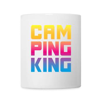 Camping King King Camper Chef Funny Sayings Fun - Mug - white - Front