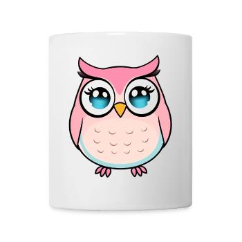 Hibou - Mug blanc - blanc - Devant