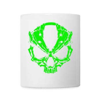 Alien Skull - Mug - white - Front