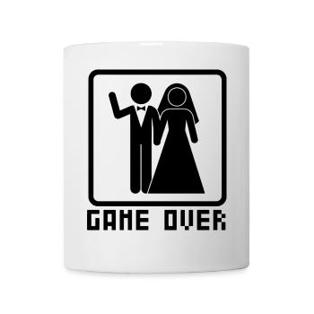 Game Over Lustiger Junggesellenabschied - Tasse - Weiß - Vorne