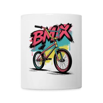 Graffiti Vintage BMX Bike Art - Mug - white - Front