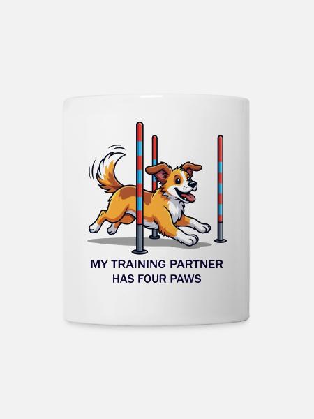 My Training Partner has four Paws - Tasse - Weiß