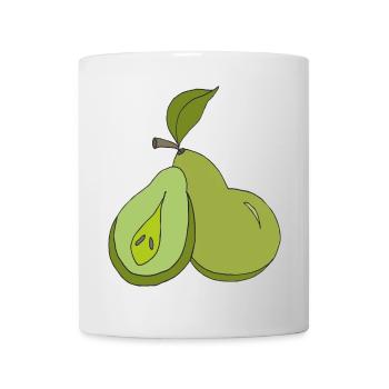 Artistic Pear Illustration - Mug - white - Front