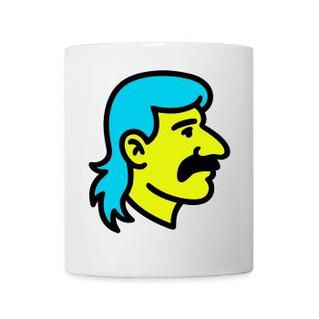 Mullet Man Pop Art - Mug - white - Front