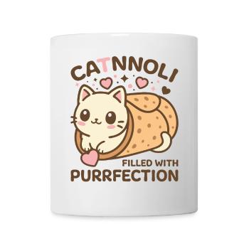 Kawaii Cat Cannoli - Purrfectly Cute - Mug - white - Front