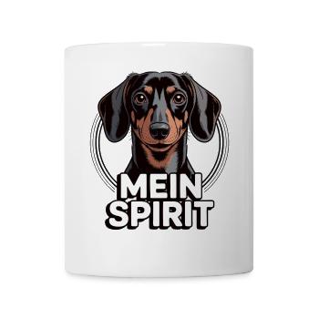 Dackel mein Spirit mein Seelenhund - Tasse - Weiß - Vorne