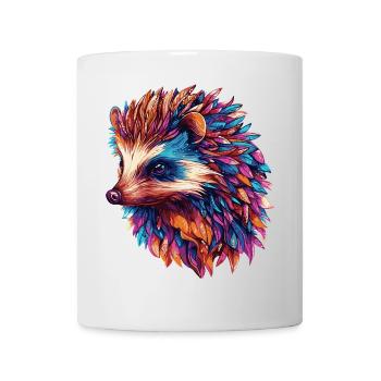 Igel Bunt - Tasse - Weiß - Vorne