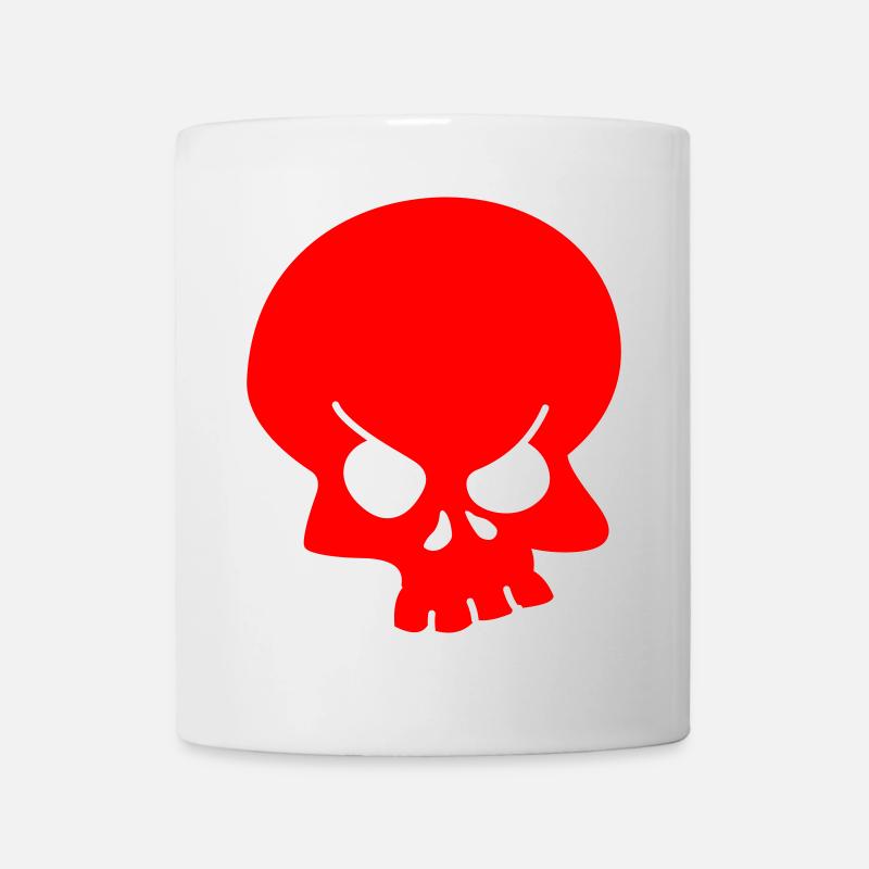 Schädel - Tasse - Weiß