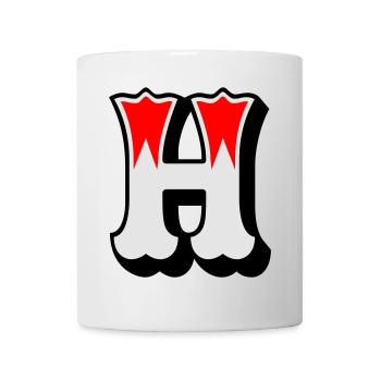Buchstabe - H - Mug blanc - blanc - Devant