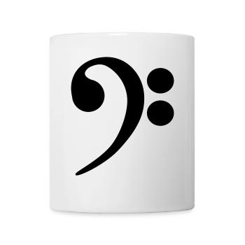 Bass Clef - Mug - white - Front