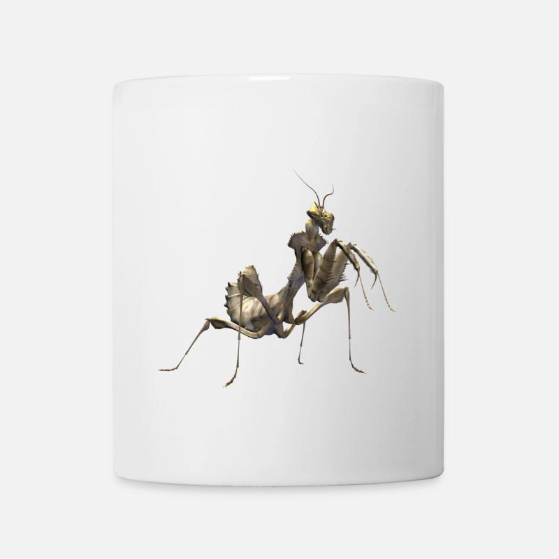 Gottesanbeterin - Tasse - Weiß