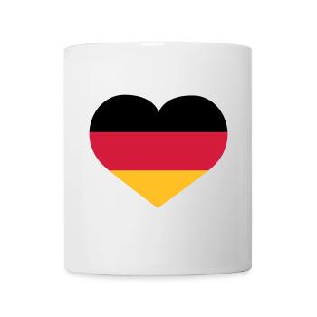 Deutschland Herz | Herz | Heart - Mug - white - Front