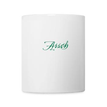 Mit jeden Tag - am Arsch lecken - Tasse - Weiß - Vorne