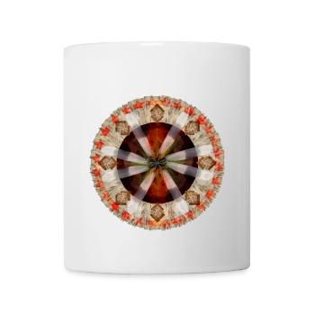 Indianisches Mandala - Tasse - Weiß - Vorne