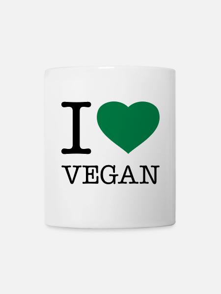 J’AIME VEGAN Veganer - Mug blanc - blanc