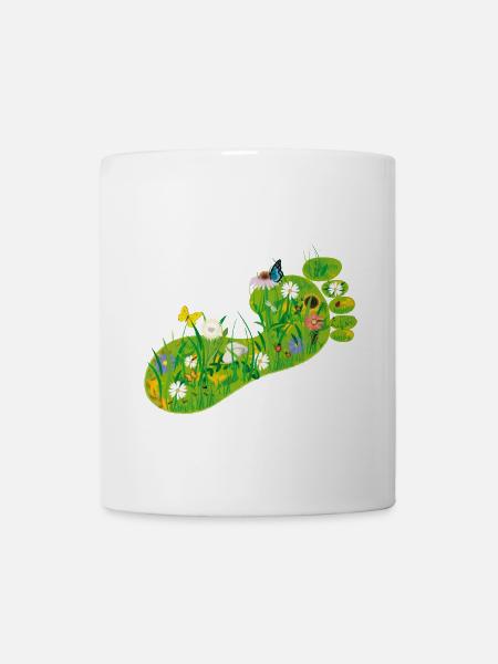L'empreinte écologique - Mug blanc - blanc