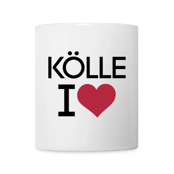 Kölle I Love 2C - Tasse - Weiß - Vorne