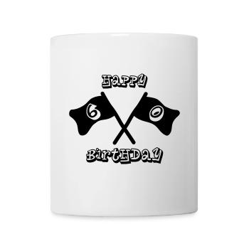 Happy Birthday 60 - Tasse - Weiß - Vorne