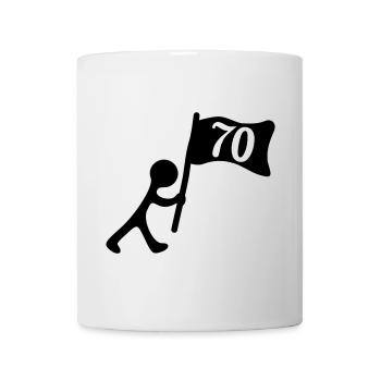 70 years birthday - Mug - white - Front