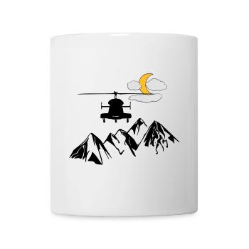 Hubschrauber - Tasse - Weiß - Vorne