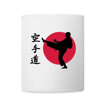 Karate - Tasse - Weiß - Vorne