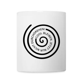 Cool bleiben - Farbwechsel - Tasse - Weiß - Vorne