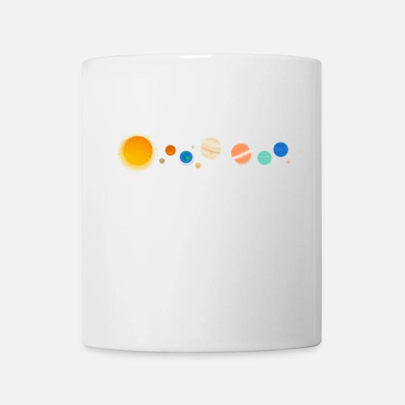 Sonnensystem - Tasse - Weiß