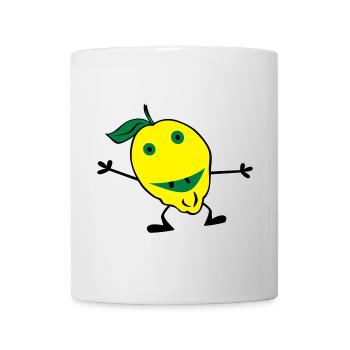 Zitronen Mann - Tasse - Weiß - Vorne