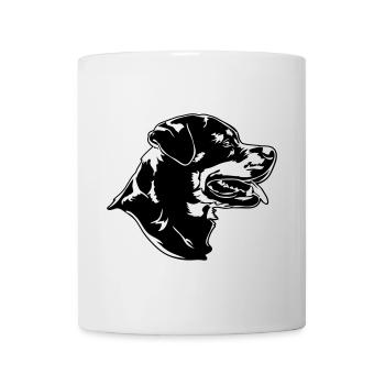 ROTTWEILER Hundesport Wilsigns Dogs - Mug blanc - blanc - Devant