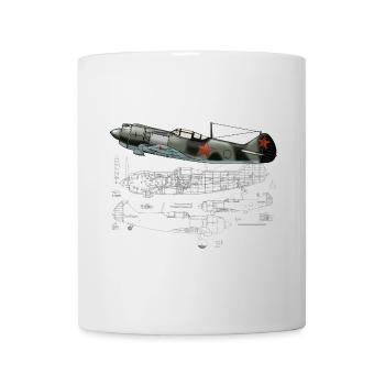 La-5 - Mug blanc - blanc - Devant