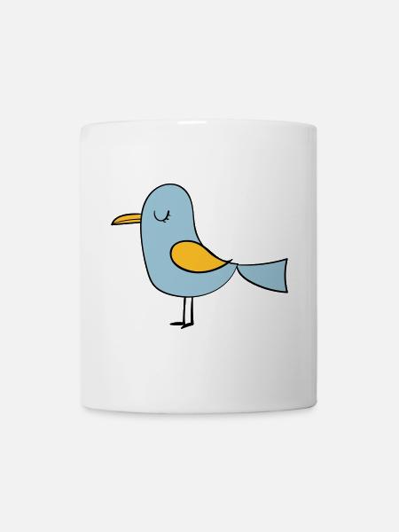 Vogel - Tasse - Weiß