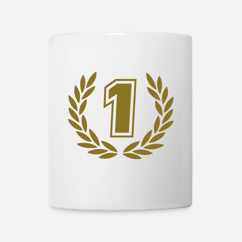 Lorbeerkranz (Sieger) 02 - Tasse - Weiß