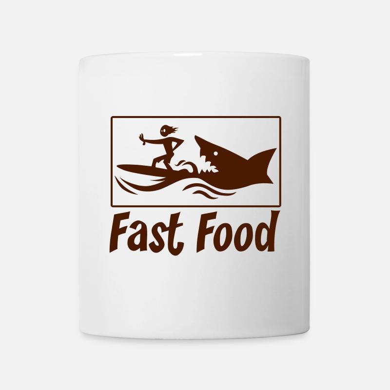 Fast food - Mug blanc - blanc