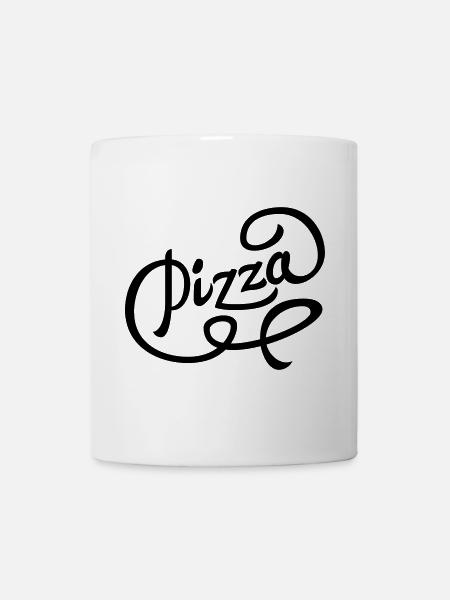 Pizza - Tasse - Weiß