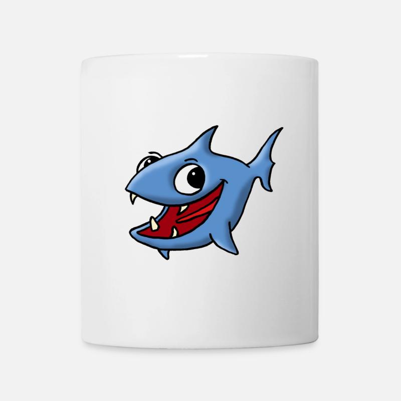 Blue Fish - Mug - white
