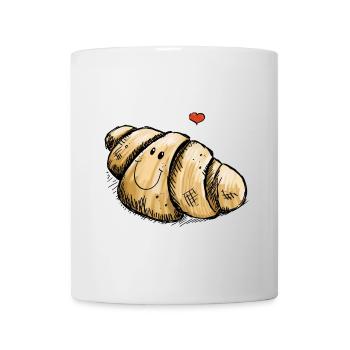 J'aime Croissants - Mug blanc - blanc - Devant