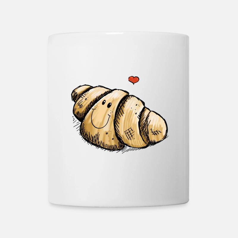 I Love Croissants - Tasse - Weiß
