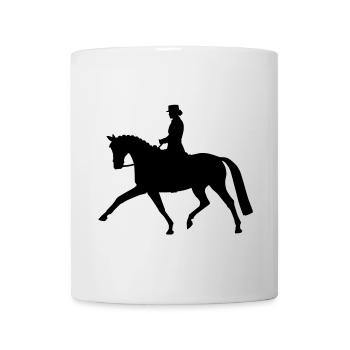 Dressage Lady - Mug blanc - blanc - Devant