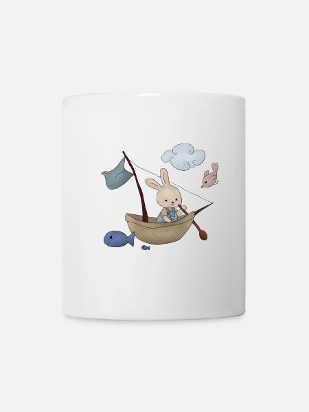 Kaninchenschiffer - Tasse - Weiß