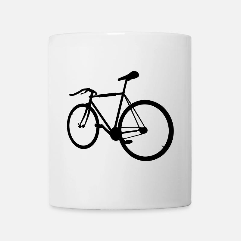 Hipster bike - Mug - white