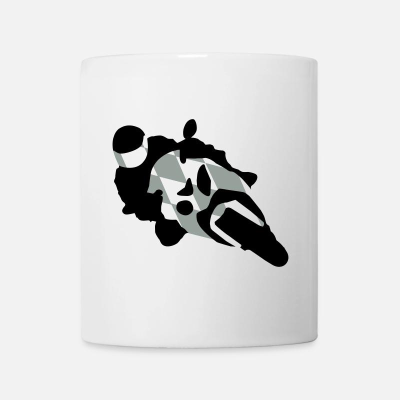 bayernbike2farb - Tasse - Weiß