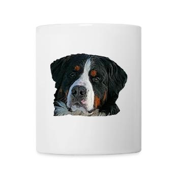 Hund,Hunde,Hundekopf,Hundegesicht,Hunderasse, - Tasse - Weiß - Vorne