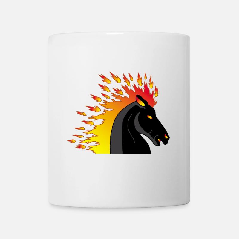 Feuerpferd - Tasse - Weiß
