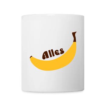 all banana - Mug - white - Front