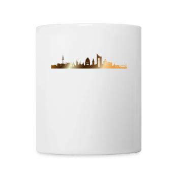Leipzig Design Motiv Deutschland - Tasse - Weiß - Vorne
