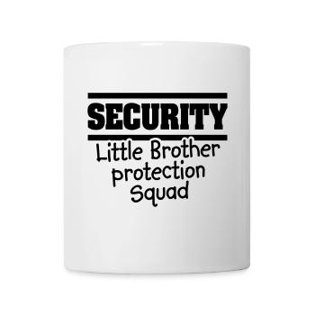 Security Little brother protection squat - Big bro - Mug - white - Front